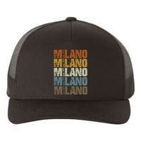 Milano Vintage Retro Souvenir Milano Milan Italy Fashion Yupoong Adult 5-Panel Trucker Hat