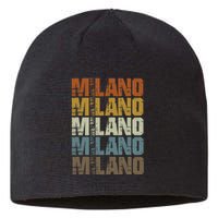 Milano Vintage Retro Souvenir Milano Milan Italy Fashion Sustainable Beanie