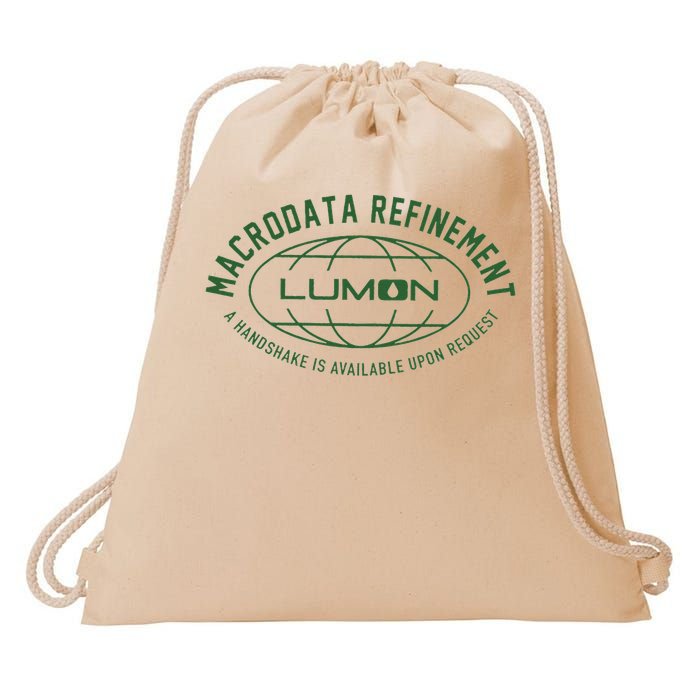 Macrodata Vintage Refinement Lumon  Drawstring Bag