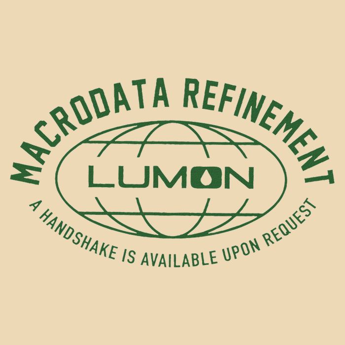 Macrodata Vintage Refinement Lumon  Drawstring Bag