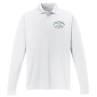 Macrodata Vintage Refinement Lumon  Performance Long Sleeve Polo