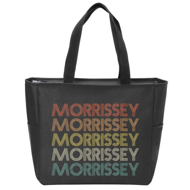 Morrissey Vintage Retro Zip Tote Bag