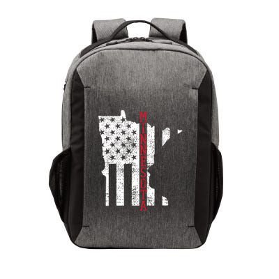 Minnesota Vintage Retro Usa Flag America Merica 4th Of July Vector Backpack