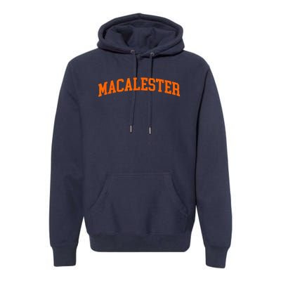 Macalester Vintage Retro College Athletic Sports Premium Hoodie