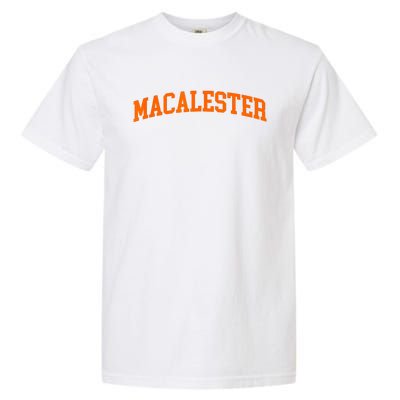 Macalester Vintage Retro College Athletic Sports Garment-Dyed Heavyweight T-Shirt