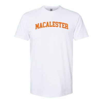 Macalester Vintage Retro College Athletic Sports Softstyle CVC T-Shirt