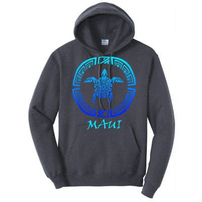 Maui Vintage Retro Tribal Sea Turtle Throwback Tall Hoodie