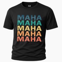 Maha Vintage Retro Maha Name Performance Shirt