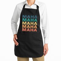 Maha Vintage Retro Maha Name Apron