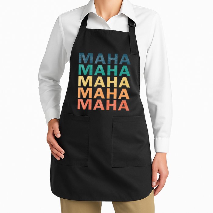 Maha Vintage Retro Maha Name Apron