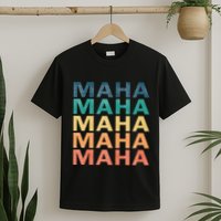 Maha Vintage Retro Maha Name T-Shirt