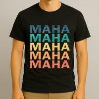 Maha Vintage Retro Maha Name T-Shirt