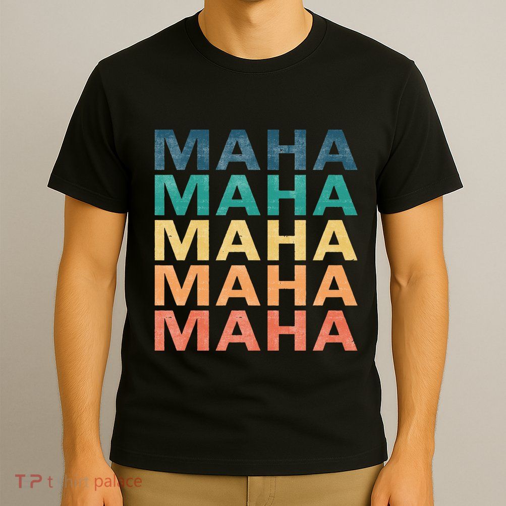 Maha Vintage Retro Maha Name T-Shirt