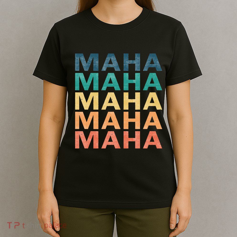 Maha Vintage Retro Maha Name T-Shirt