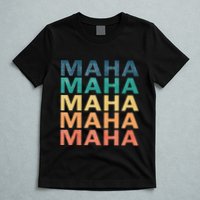 Maha Vintage Retro Maha Name T-Shirt