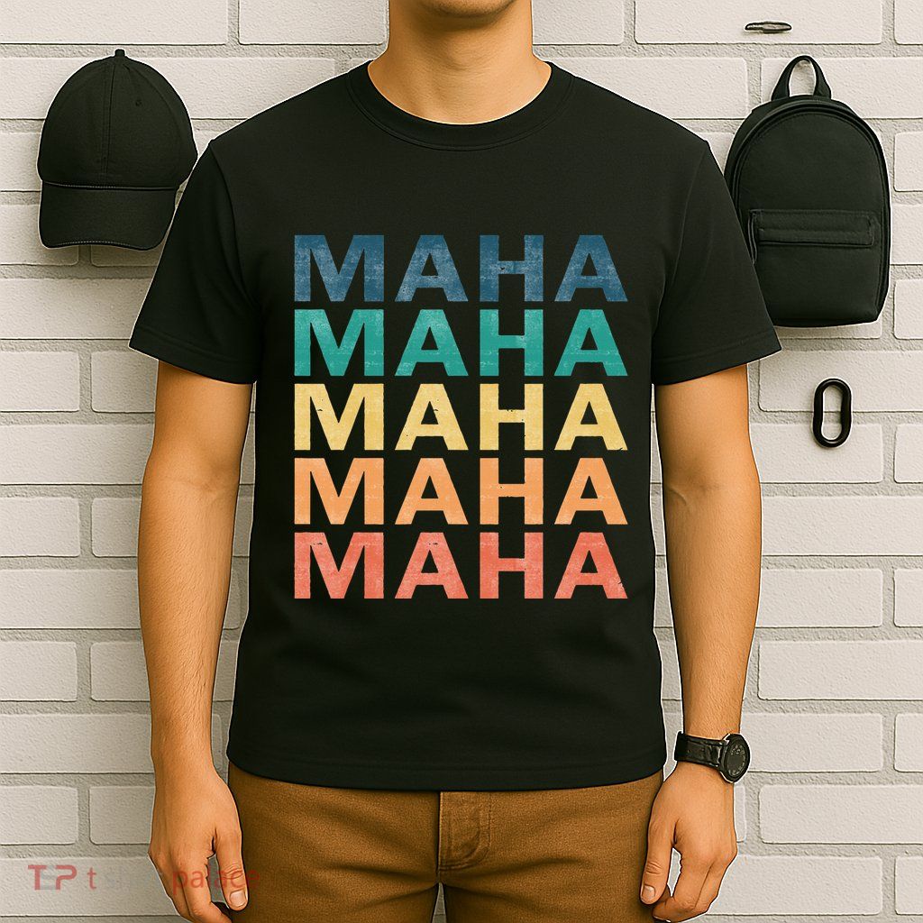 Maha Vintage Retro Maha Name T-Shirt