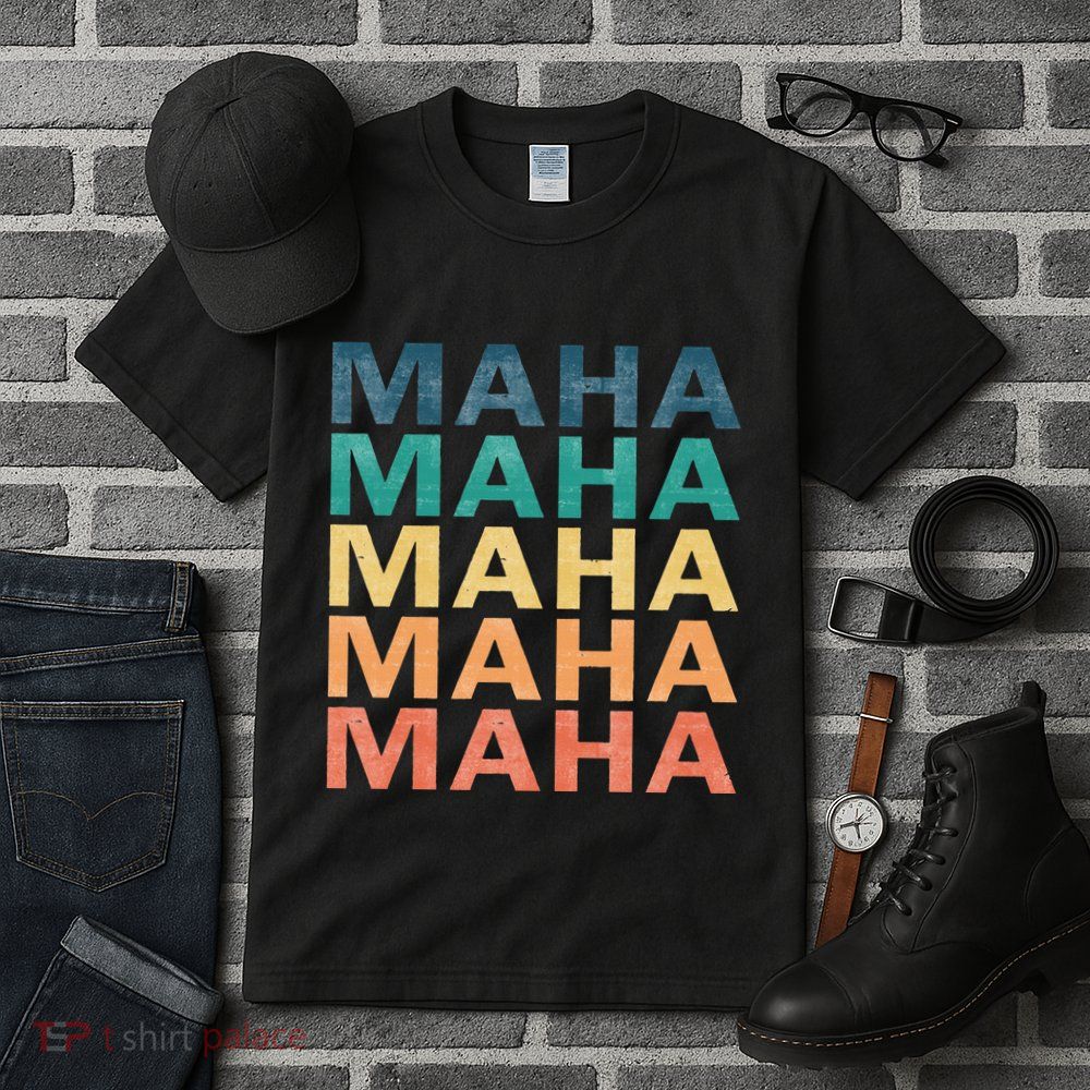 Maha Vintage Retro Maha Name Tall T-Shirt
