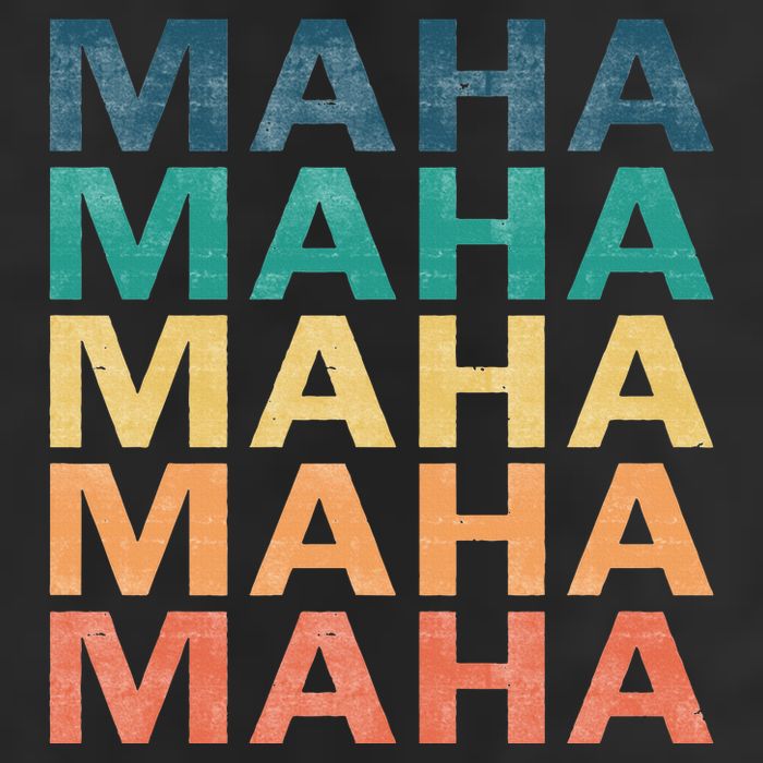 Maha Vintage Retro Maha Name Tumbler