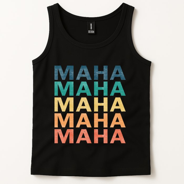 Maha Vintage Retro Maha Name Tank Top