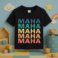 Maha Vintage Retro Maha Name Toddler T-Shirt