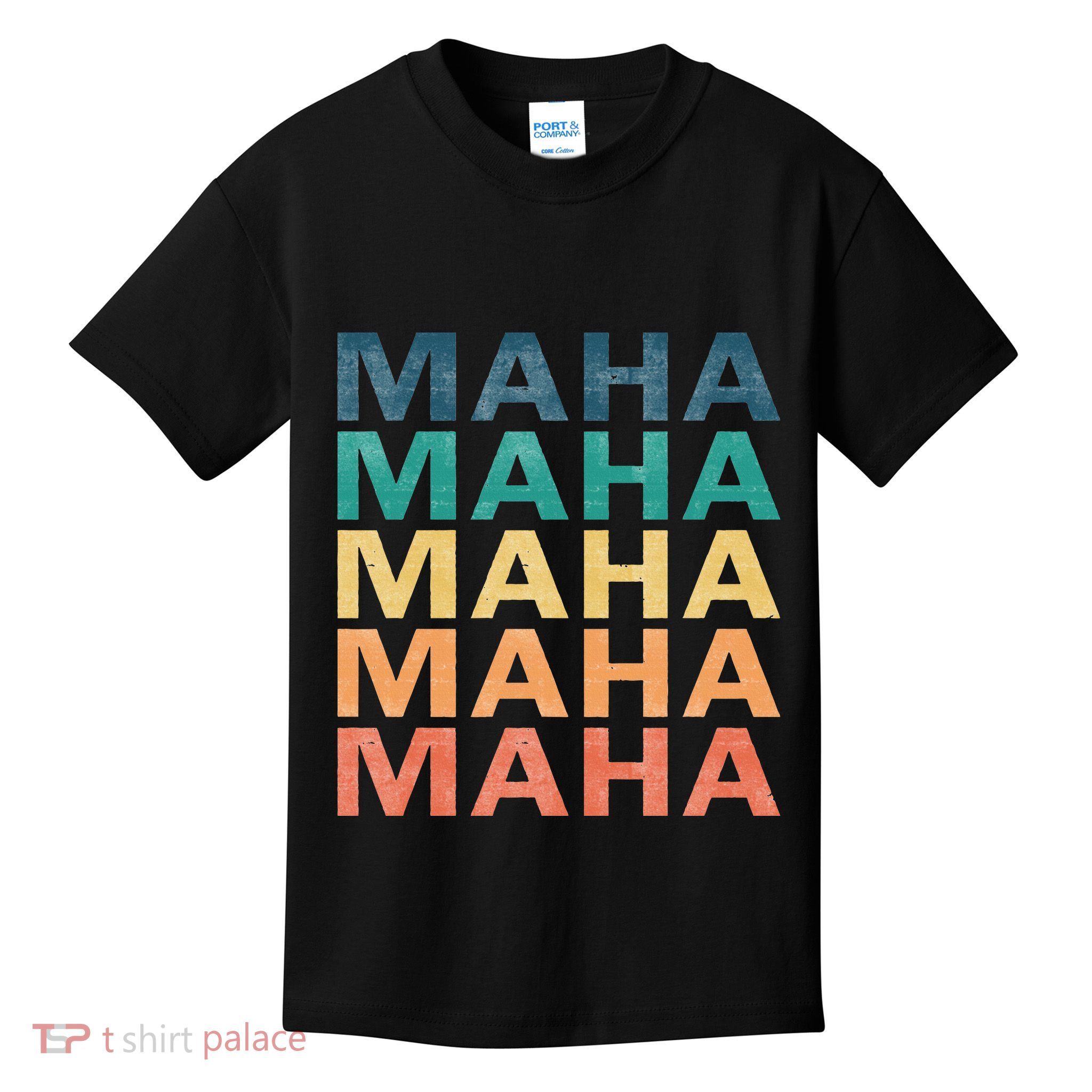 Maha Vintage Retro Maha Name Kids T-Shirt