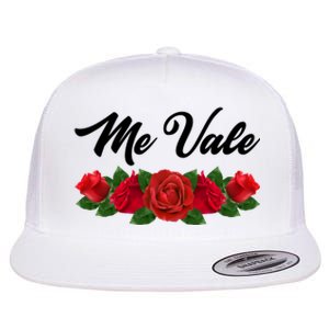 Me Vale Roses Mexican Flat Bill Trucker Hat