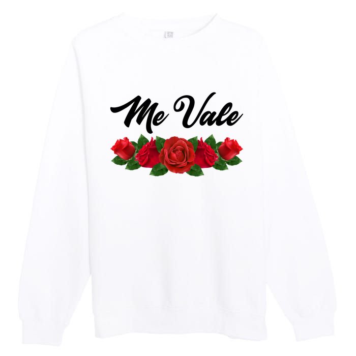 Me Vale Roses Mexican Premium Crewneck Sweatshirt