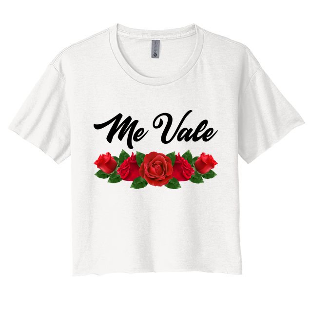 Me Vale Roses Mexican Crop Top