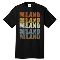 Milano Vintage Retro Souvenir Milano Milan Italy Fashion Tall T-Shirt