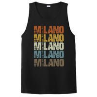 Milano Vintage Retro Souvenir Milano Milan Italy Fashion PosiCharge Competitor Tank