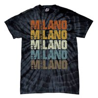 Milano Vintage Retro Souvenir Milano Milan Italy Fashion Tie-Dye T-Shirt