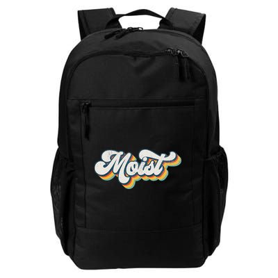 Moist Vintage Retro 80s Funny Sarcastic Moist Backpack