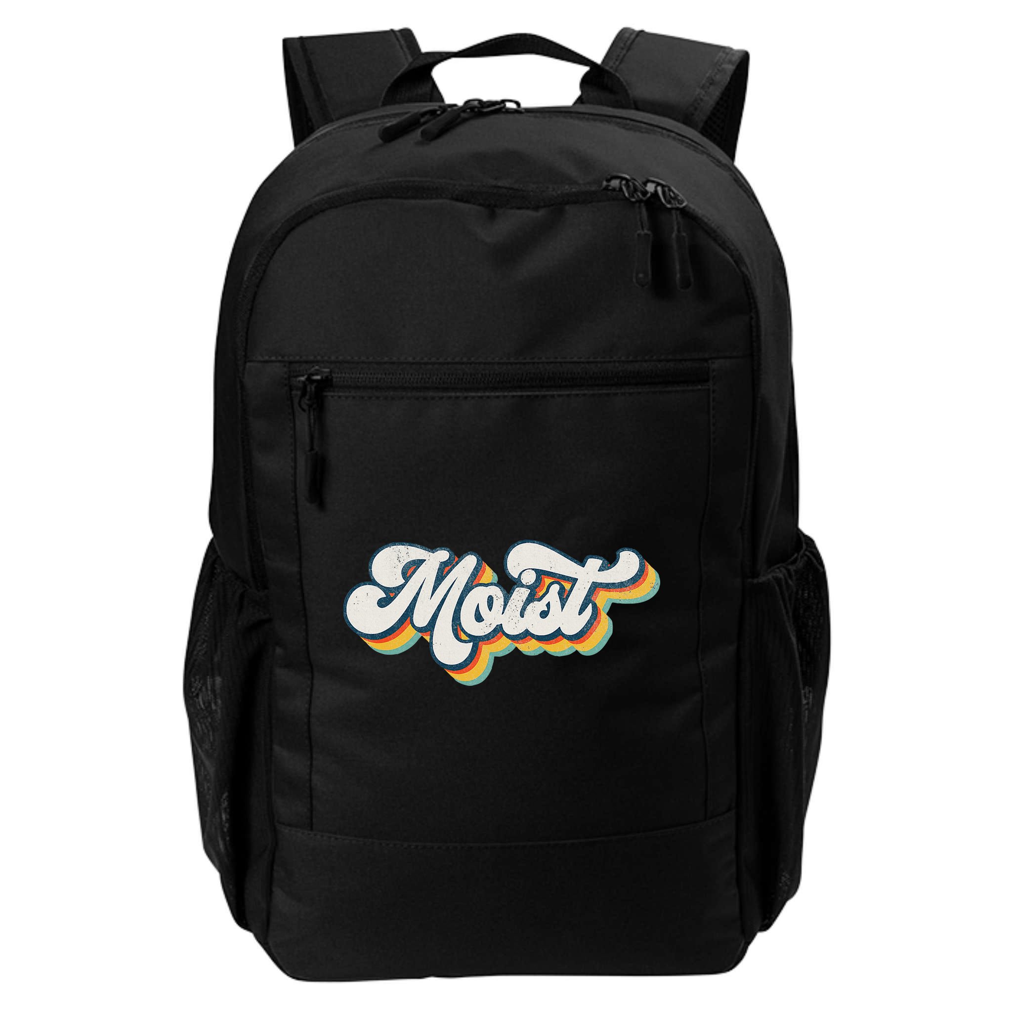 Moist Vintage Retro 80s Funny Sarcastic Moist Backpack