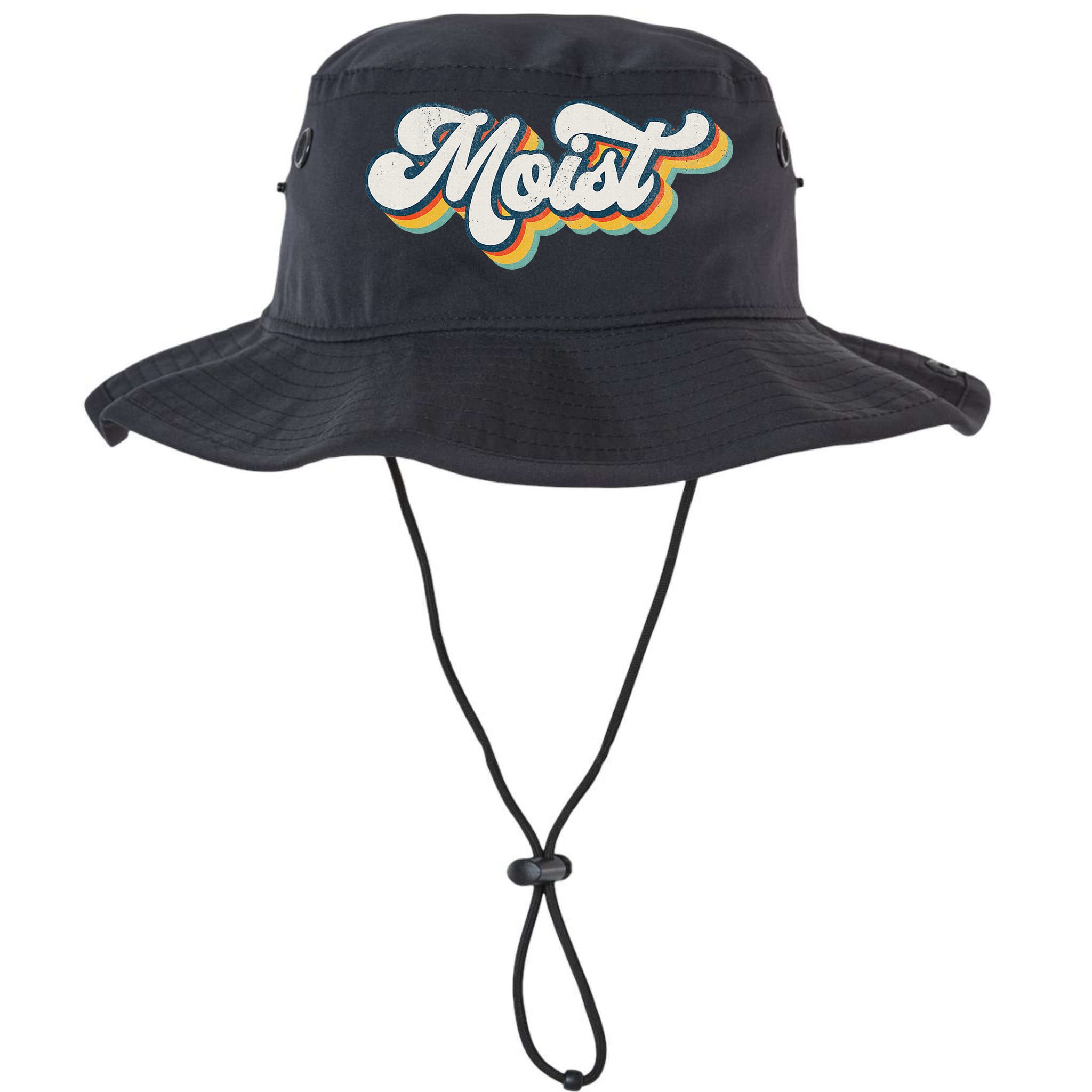 Moist Vintage Retro 80s Funny Sarcastic Moist Bucket Hat