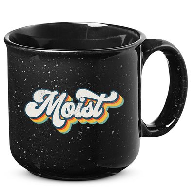 Moist Vintage Retro 80s Funny Sarcastic Moist 15oz Campfire Ceramic Mug