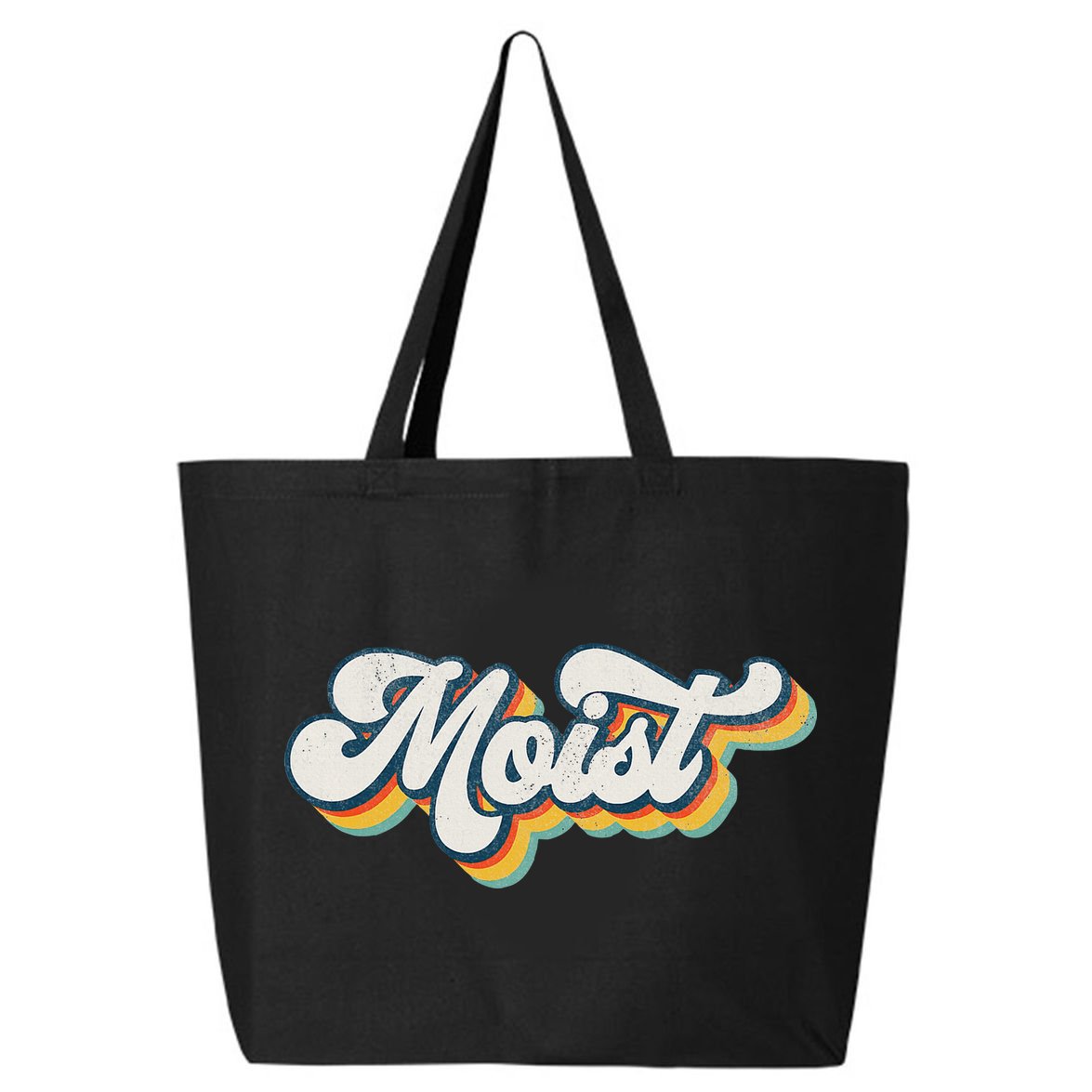 Moist Vintage Retro 80s Funny Sarcastic Moist 25L Jumbo Tote