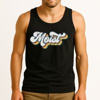 Moist Vintage Retro 80s Funny Sarcastic Moist Tank Top