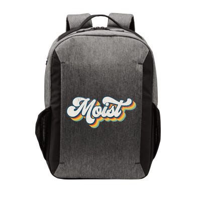 Moist Vintage Retro 80s Funny Sarcastic Moist Vector Backpack