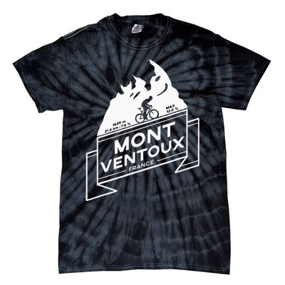 Mont Ventoux Road Cycling Climb Tie-Dye T-Shirt