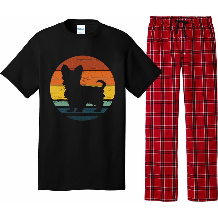 Morkie Vintage Retro Mum Dad Dog Gift Pajama Set