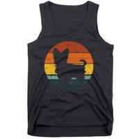 Morkie Vintage Retro Mum Dad Dog Gift Tank Top