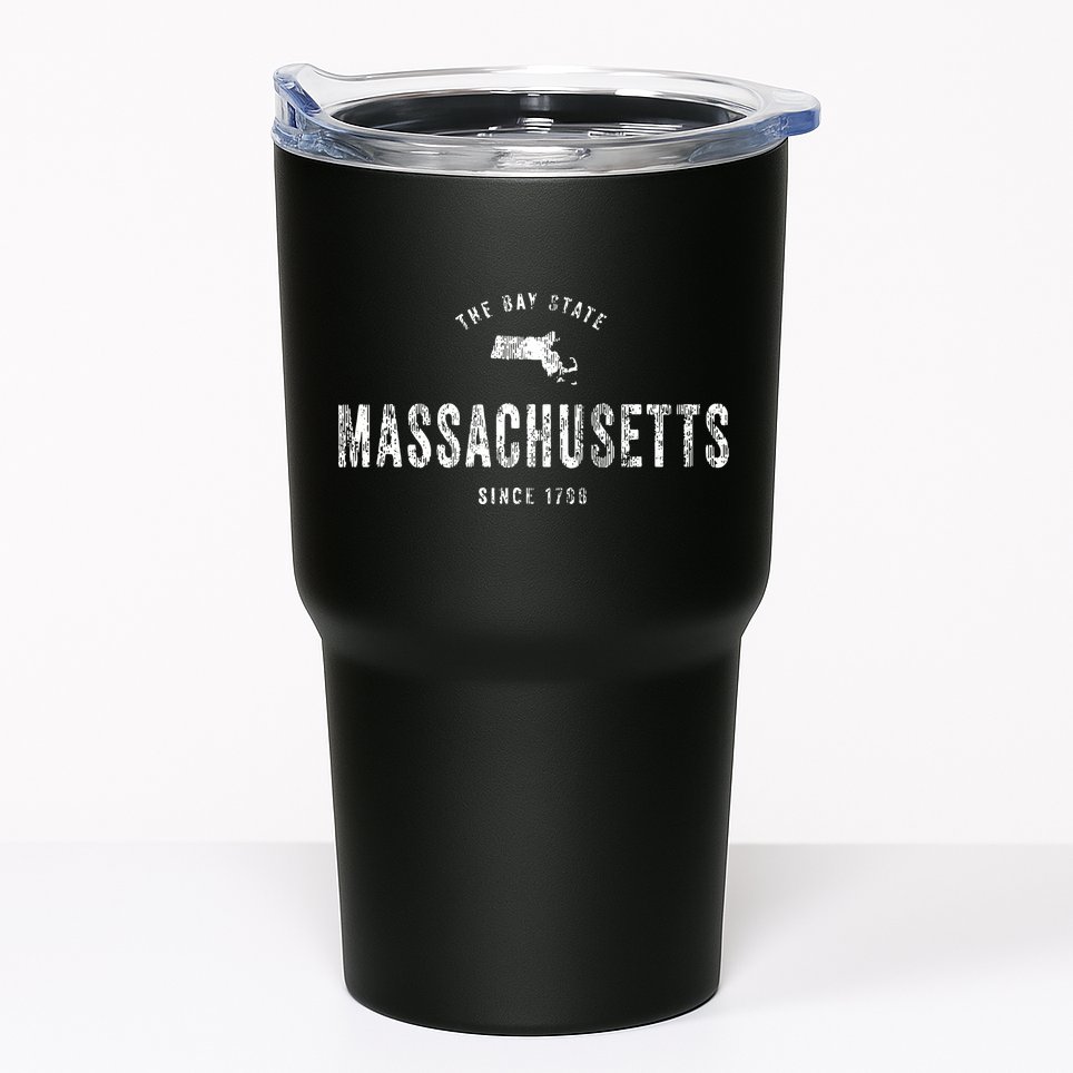 Massachusetts Vintage Sports Design Retro Ma Tumbler