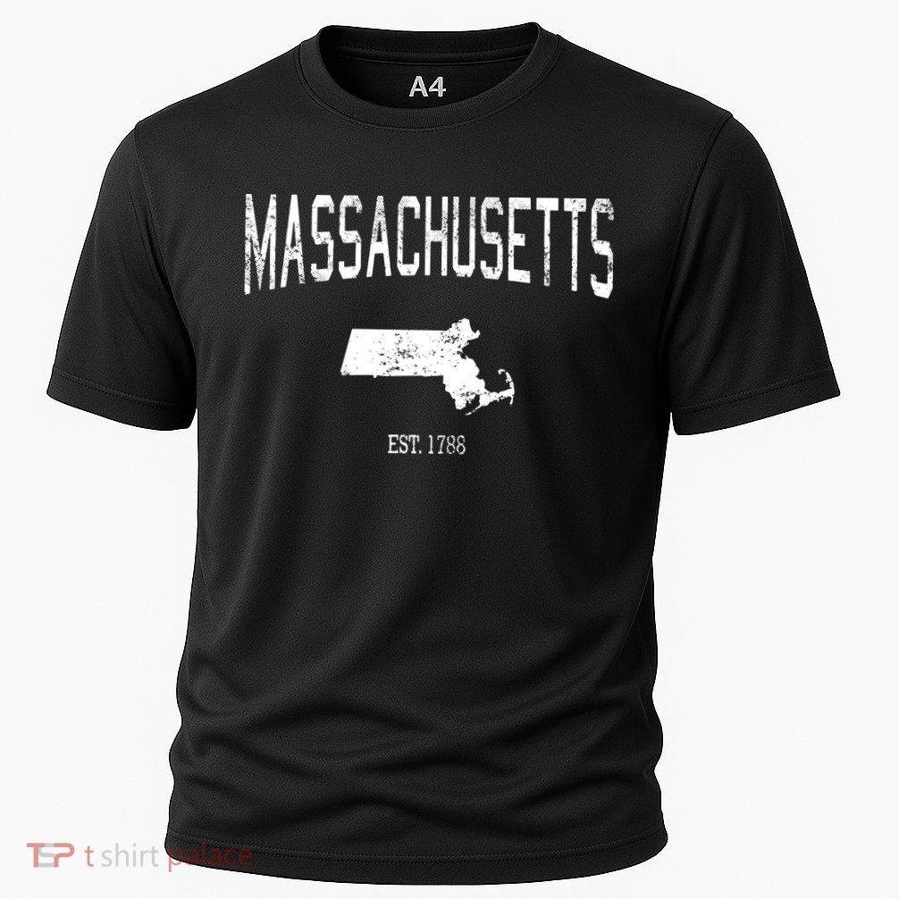 Massachusetts Vintage Sports Design Ma Performance Shirt