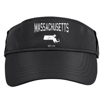 Massachusetts Vintage Sports Design Ma Adult Drive Performance Visor