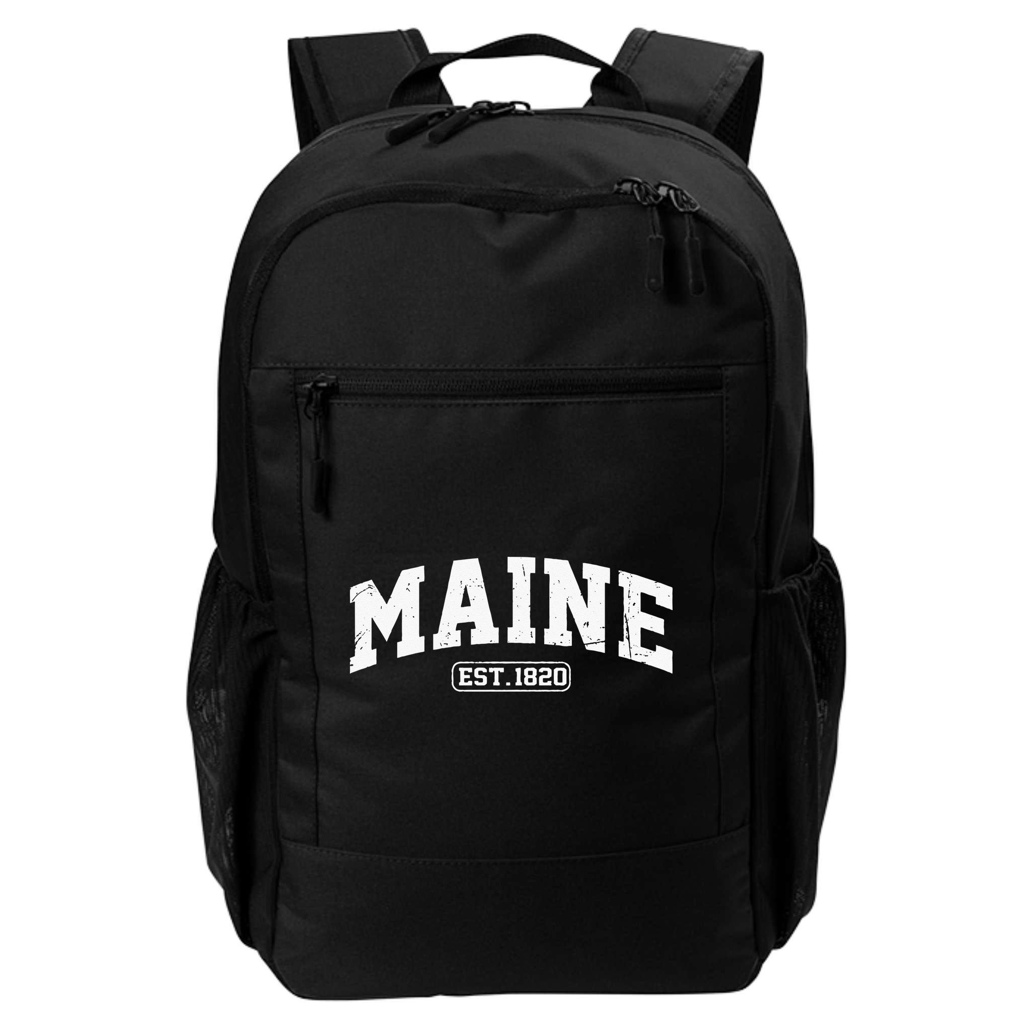 Maine Vintage State Athletic Style Swea Backpack