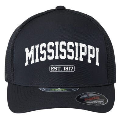 Mississippi Vintage State Athletic Style Flexfit Unipanel Trucker Cap