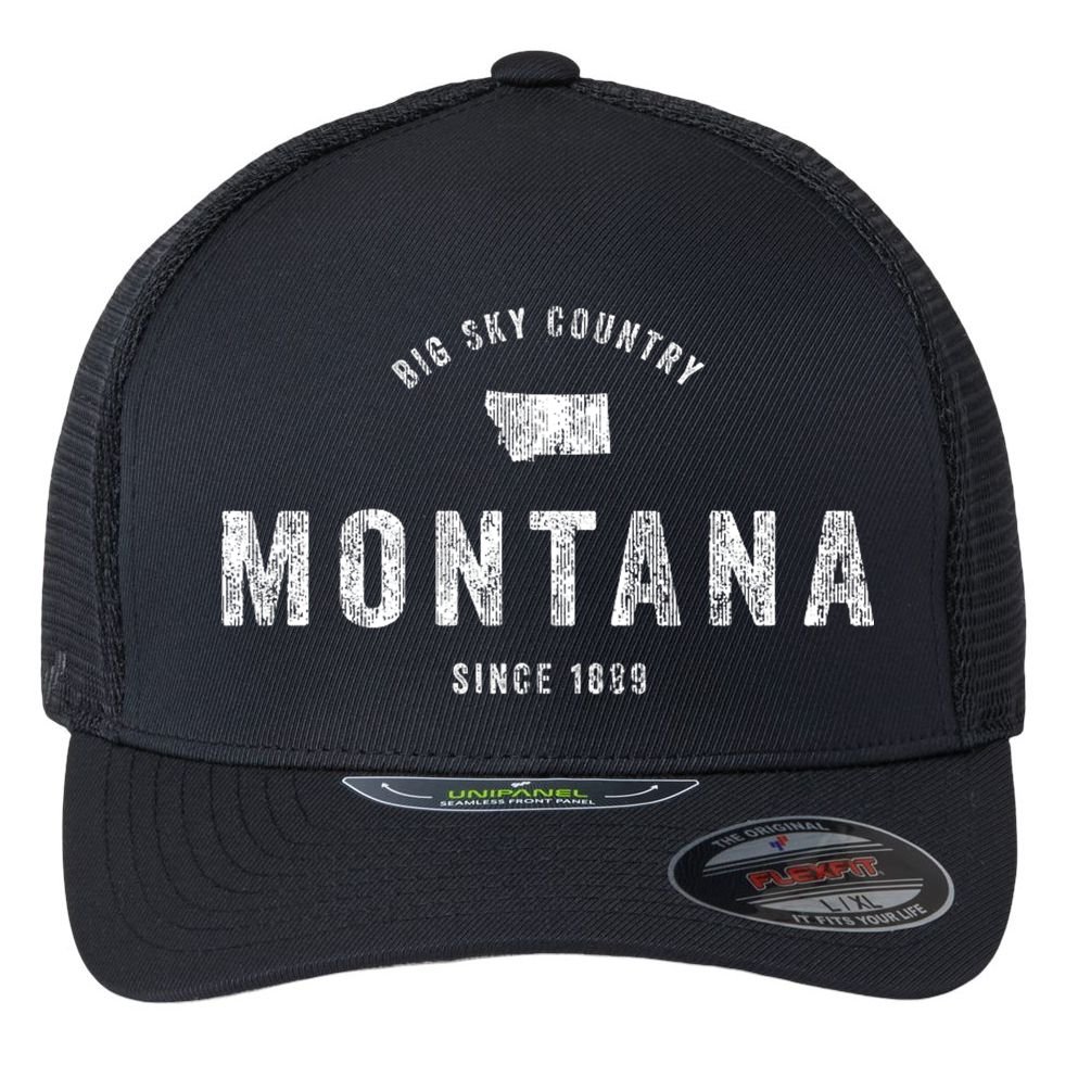 Montana Vintage Sports Flexfit Unipanel Trucker Cap
