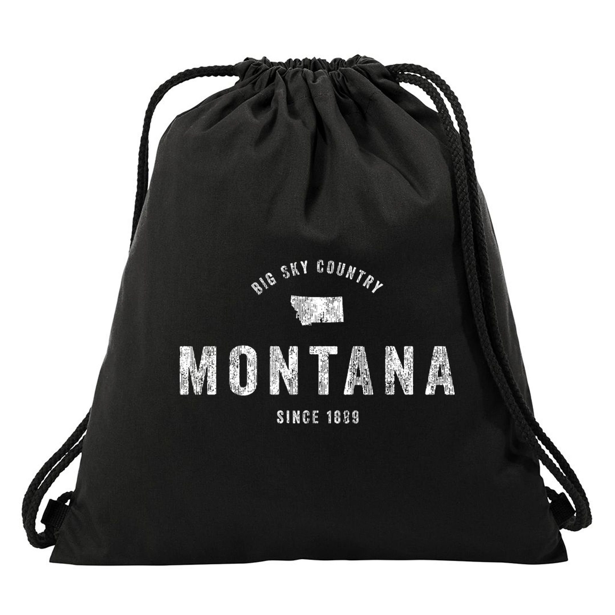 Montana Vintage Sports Drawstring Bag