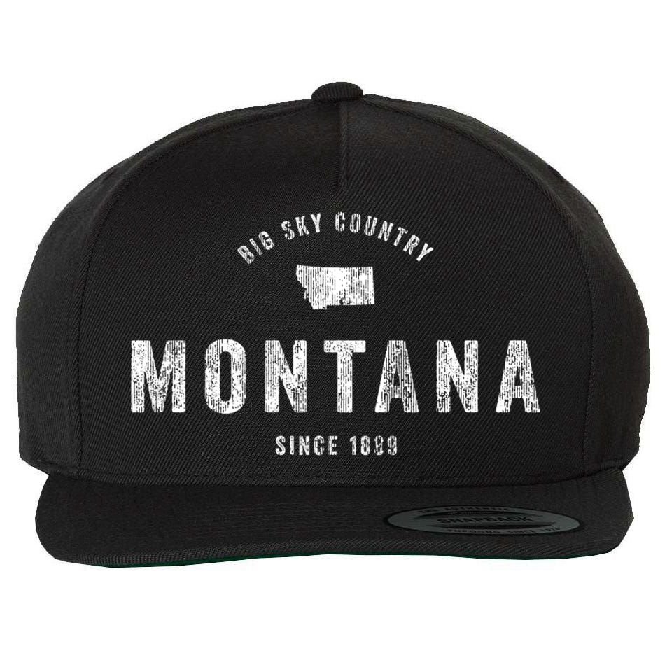 Montana Vintage Sports Wool Snapback Cap