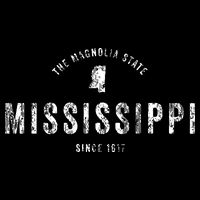 Mississippi Vintage Sports Design Retro Ms Button